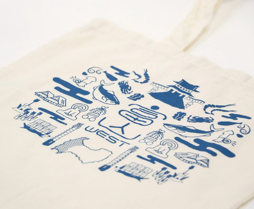「富山WEST」PR用トートバッグ